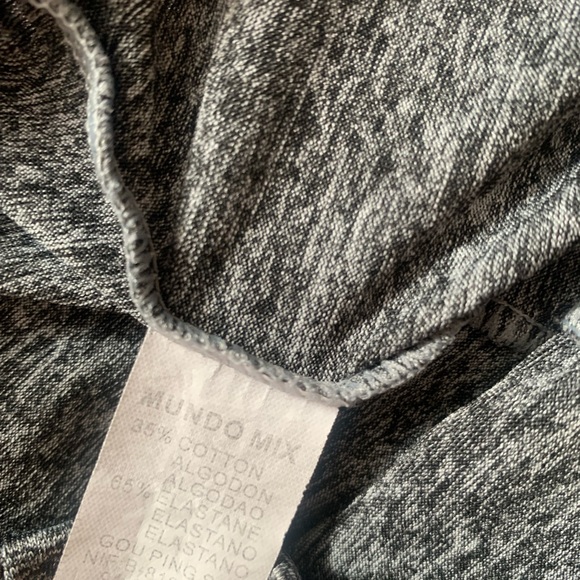 Grey and neon green booty shorts - Picture 3 of 4